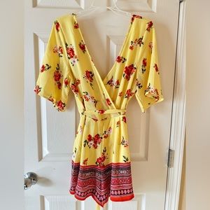 Mi Ami Floral Romper, Sz L